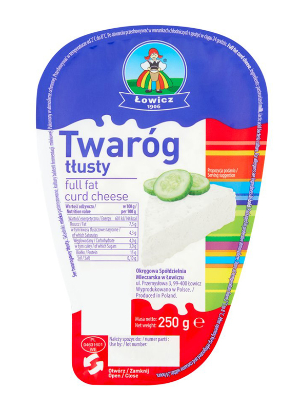 

Lowicz Twarog Low Fat Cottage Cheese, 250g