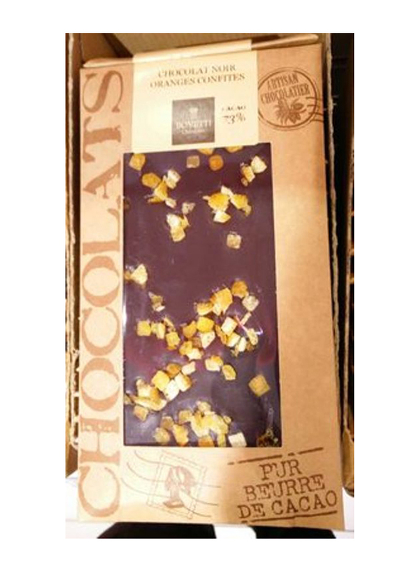 

Bovetti Dark Chocolate Bar With Candied Oranges, 100g