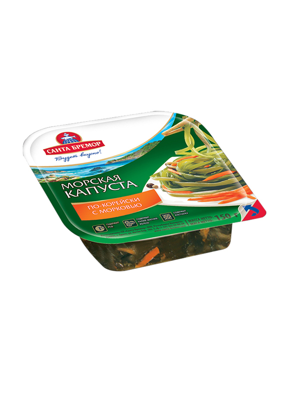 Santa Bremor Seaweed Made Korean Way with Carrots, 150 grams