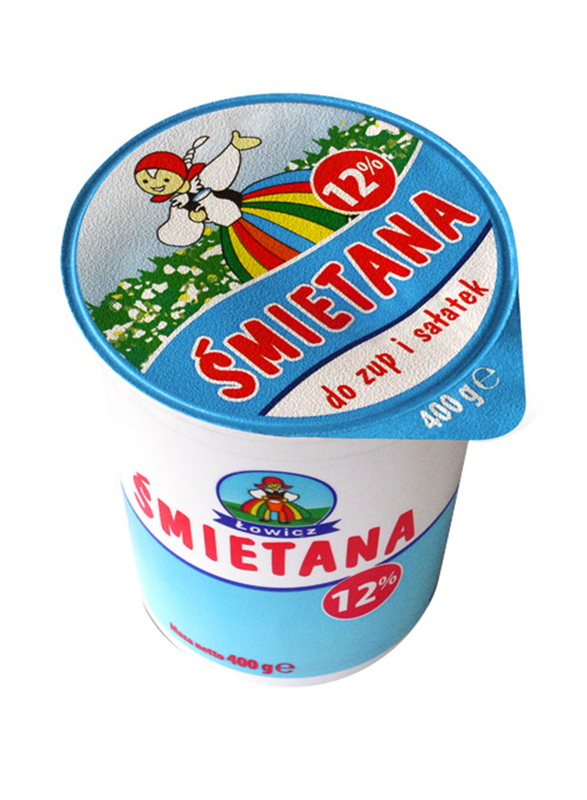 

Lowicz 12% Sour Cream, 400g