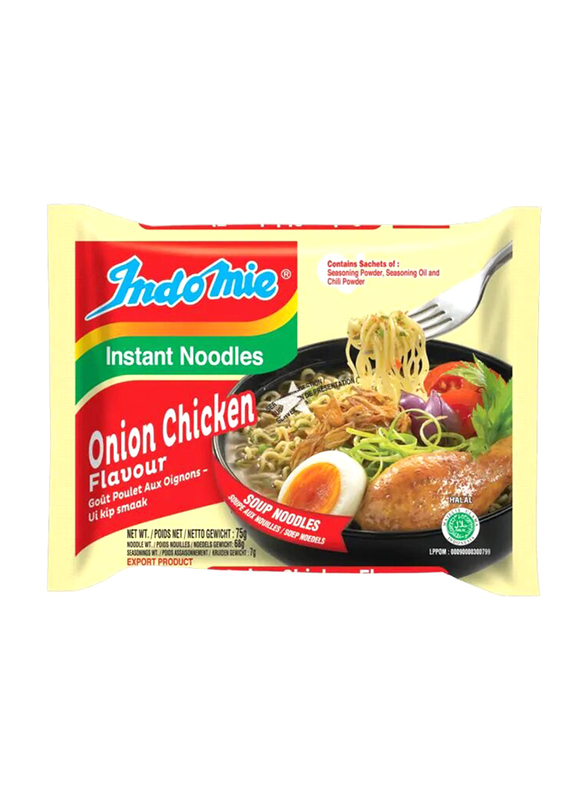 

Indomie Instant Onion Chicken Flavoured Soup Noodle, 69g