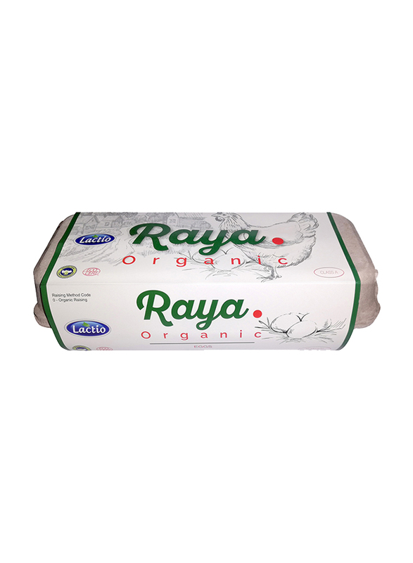 Lactio Raya Organic White Eggs, 10 Pieces