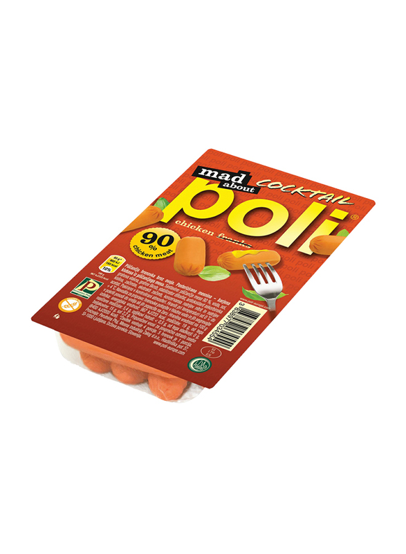 Perutnina Poli Cocktail Chicken Mini Frankfurter, 330 grams