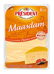 President Maasdam Cheese Slices, 10 Packets x 150g