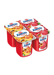 Zott Zottis Low Fat Assorted Fruit Yogurt, 4 Portions x 115g