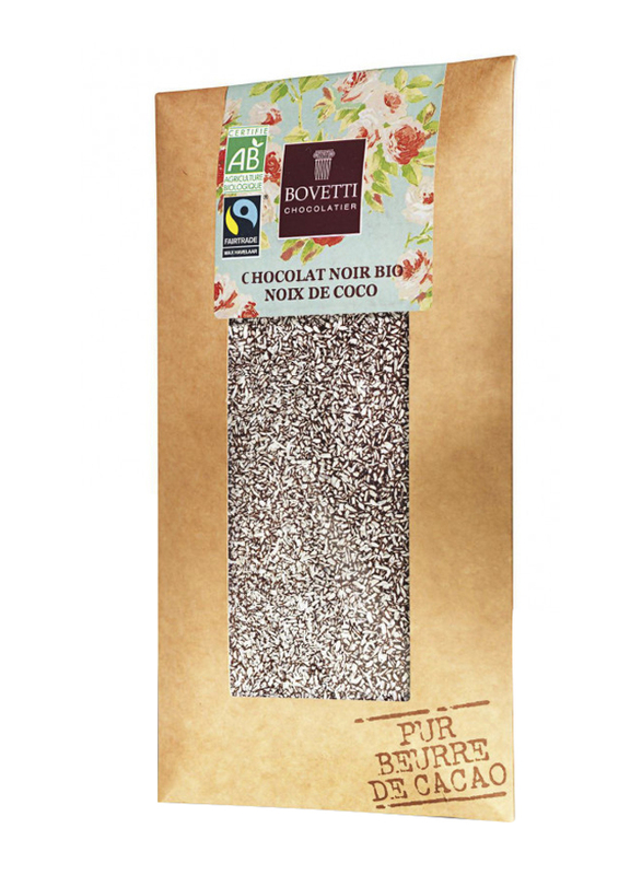 

Bovetti Organic Dark Chocolate With Coconut, 100g