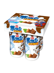 Zott Monte Chocolate & Hazelnut Milk Drink, 4 Bottles x 95ml
