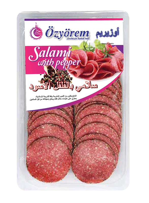 Ozyorem Beef Salami with Pepper, 80 grams