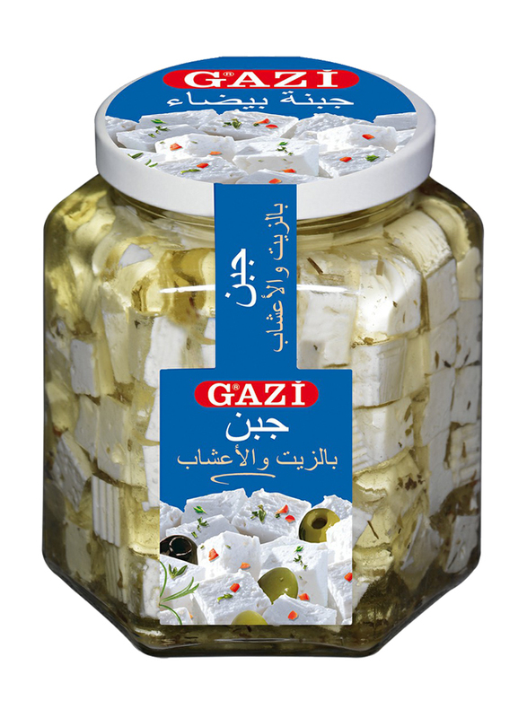 Gazi 45% Soft Cheese Cubes in Oil with Herbs, 300g