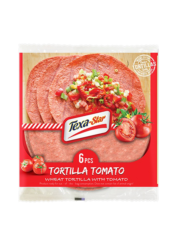 

Texa-Star Wheat Tortilla with Tomato, 6 Pieces, 390g
