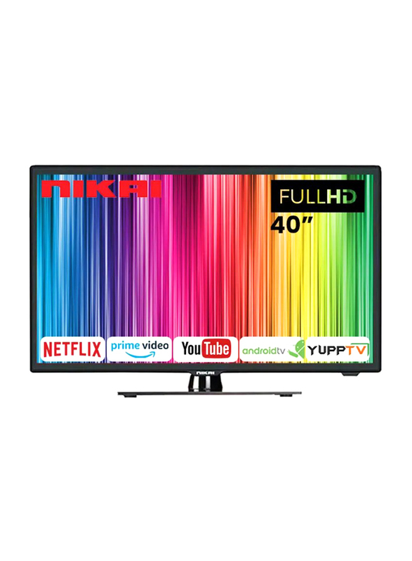 

Nikai 40-inch Flat Full HD LED Smart TV, NTV4000SLED7, Black