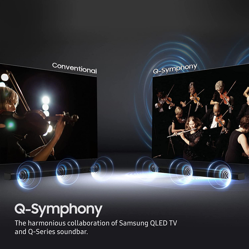 Samsung 65-Inch 4K Crystal UHD LED Smart TV, UE65AU7100KXXU, Black