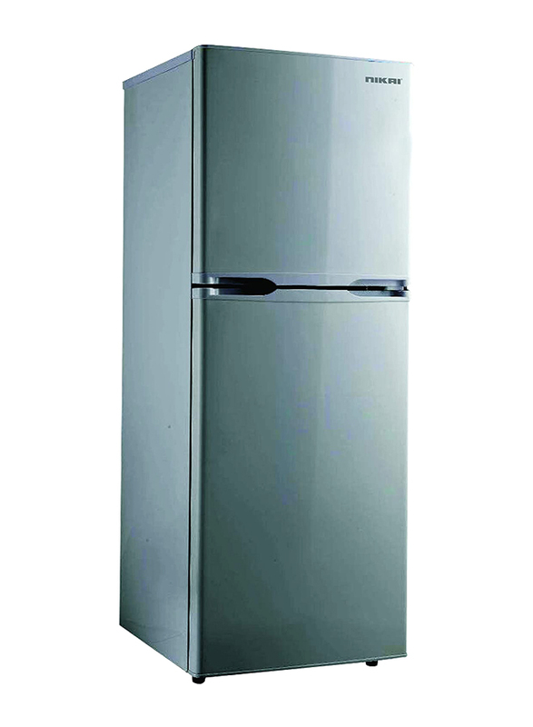 Nikai 190L Defrost Double Door Refrigerator, NRF190DN4S, Silver