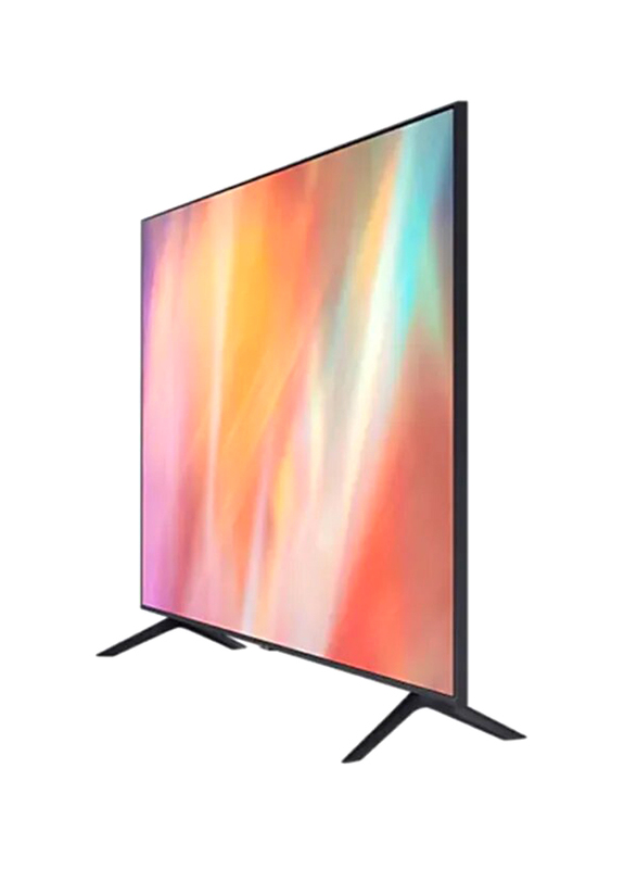 Samsung 55-inch Crystal Flat 4K Ultra HD LED Smart TV, UA55AU7000, Titan Grey