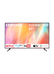 Samsung 50-inch Crystal Flat 4K Ultra HD LED Smart TV, UA50AU7000UXZN, Titan Grey