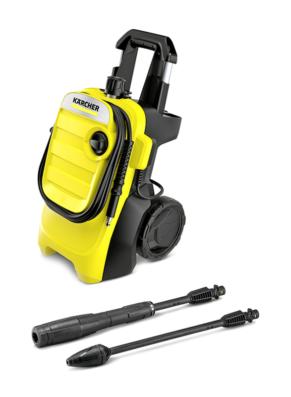 

Karcher K4 Compact Pressure Washer, 1800W, Yellow/Black