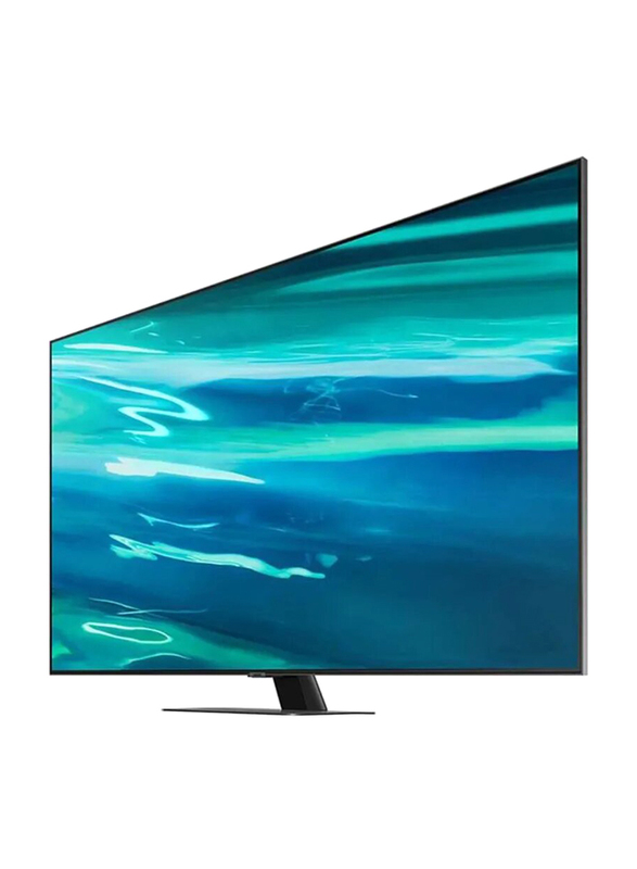 Samsung 55-inch Flat 4K Quantum HDR QLED Smart TV, QA55Q80AAUXZN, Black