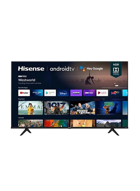 Hisense 43-inch Flat 4K Ultra HD LED Smart TV, 43A62GS, Black