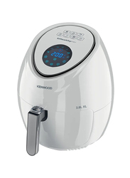 Kenwood 3.8L Digital Air Fryer XL 1.7KG with Rapid Hot Air Circulation, 1500W, HFP30, White