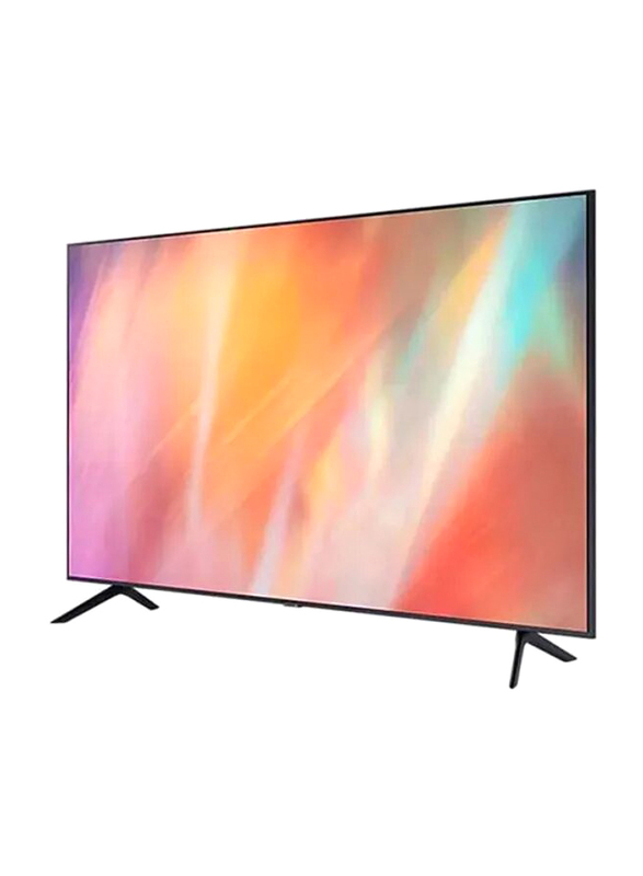 Samsung 50-inch Crystal Flat 4K Ultra HD LED Smart TV, UA50AU7000UXZN, Titan Grey