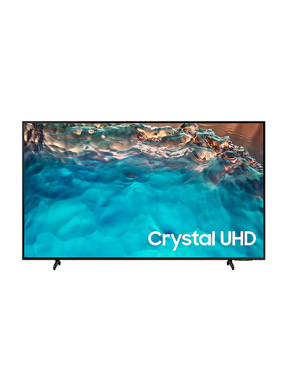 Samsung 75-Inch (2022) 4K Crystal UHD LED Smart TV, UA75BU8000UXZN, Black