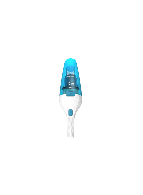 Black+Decker Dustbuster Cordless Handheld Vacuum Cleaner, WDC115WA, Aqua/White