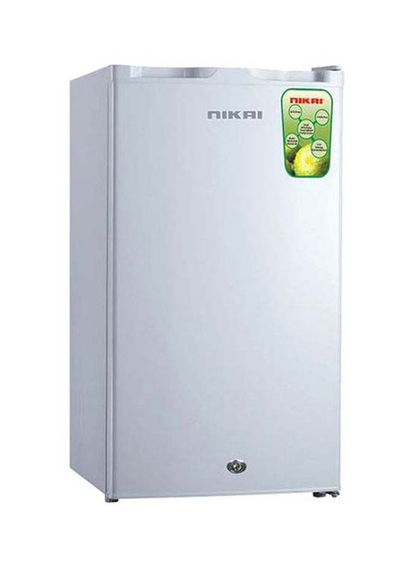 Nikai 125 Litres Single Door Free Standing Refrigerators, NRF125SS, Silver