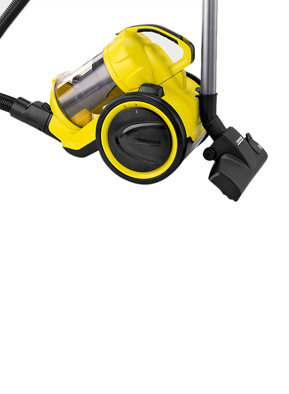Karcher Canister Vacuum Cleaner, 0.9L, VC 3 Plus, Yellow/Black