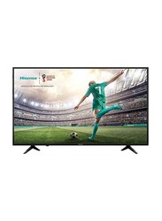 Hisense 55-inch Flat 4K Ultra HD LED Smart TV, 55A61G, Black