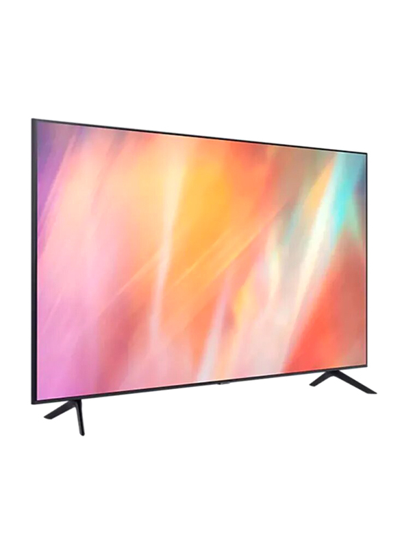 Samsung 55-inch Crystal Flat 4K Ultra HD LED Smart TV, UA55AU7000, Titan Grey