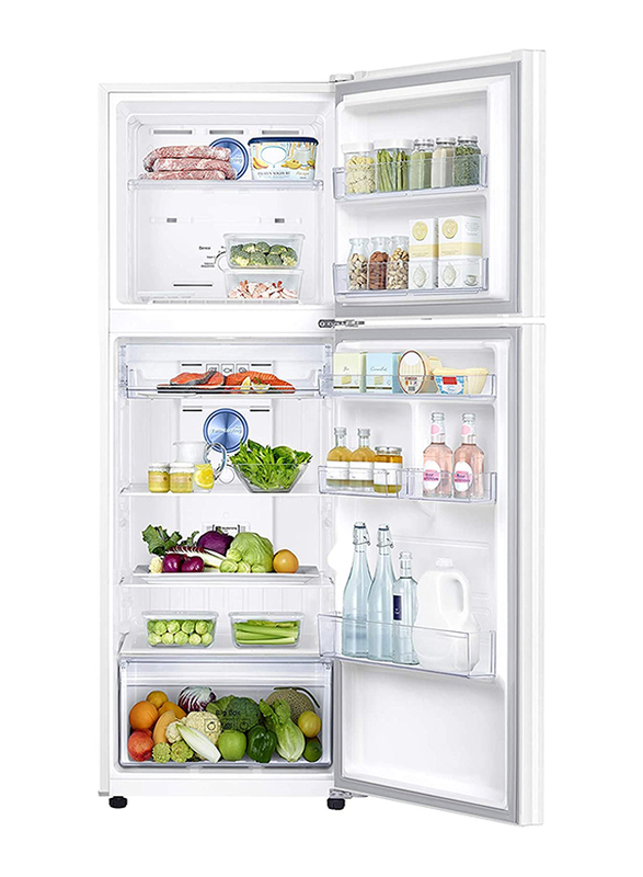 Samsung 420L Top Mount Double Door Refrigerator, RT42K5000WW, White