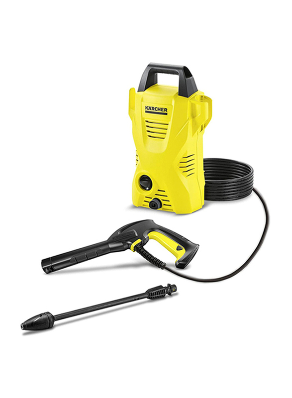 Karcher K2 Basic Compact High Pressure Washer with Accessories, Yellow/Black