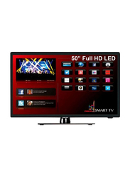 Nikai 50-Inch Full HD Smart LED TV, NTV5000SLEDT, Black