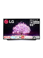 LG 55-Inch C1 Series 4K OLED Smart TV, OLED55C1PVB-AMAG, Black