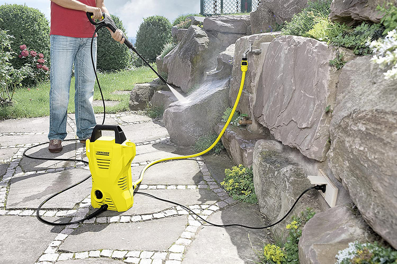 Karcher K2 Basic Compact High Pressure Washer with Accessories, Yellow/Black