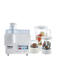 Nikai 4 In 1 Food Processor, 300W, NFP1724N, White