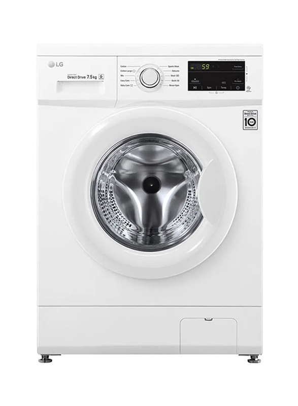 

LG 7 Kg Fully Automatic Front Loading Washing Machine, FH2J3QDNPO, White