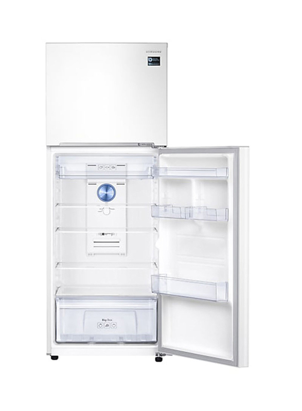 Samsung 450 Litres Double Door Refrigerator with Twin Cooling, RT45K5000WW, Snow White