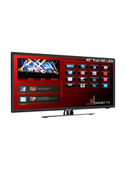 Nikai 40-inch Flat Full HD LED Smart TV, NTV4000SLED7, Black