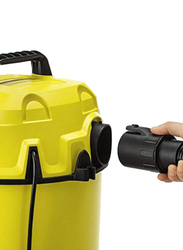 Karcher Canister Vacuum Cleaner, 12L, 1000W, MV2/WD2, Yellow/Black