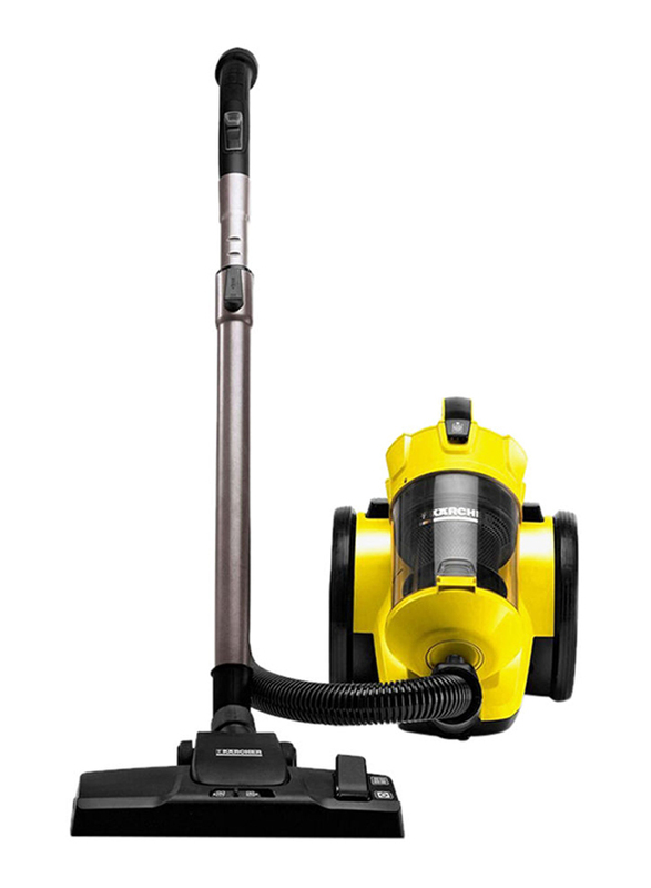 Karcher Canister Vacuum Cleaner, 0.9L, VC 3 Plus, Yellow/Black