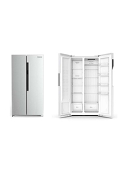 Nikai 430 Litres Side By Side Free Standing Refrigerators, NRF750SBSS, Silver