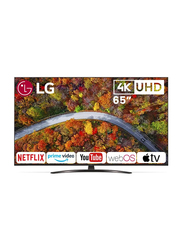 LG 65-Inch UP81 Series Flat 4K Ultra HD LED Smart TV, 65UP8150PVB.FU, Black