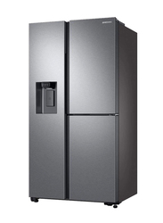 Samsung 602L Side By Side Refrigerator, RS65R5691SL, EZ Clean Steel, Silver