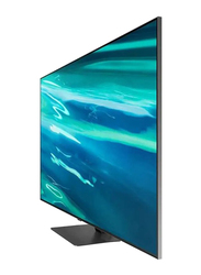 Samsung 55-inch Flat 4K Quantum HDR QLED Smart TV, QA55Q80AAUXZN, Black