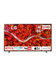 LG 86-Inch UP80 Series Flat 4K Ultra HD LED Smart TV, 86UP8050PVB-AMAG, Black