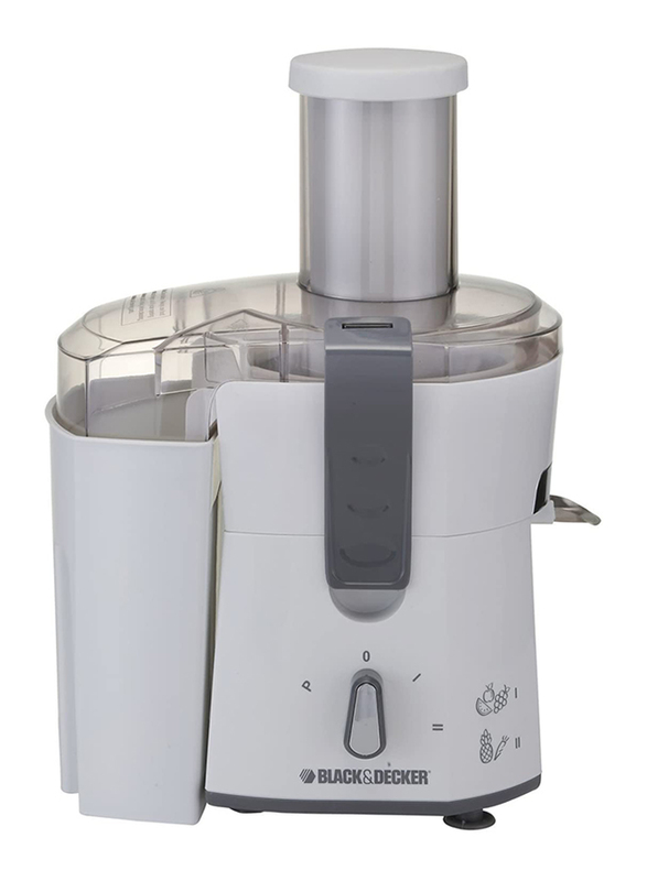 Black+Decker 1.5L Juicer, 500W, JBGM600, White