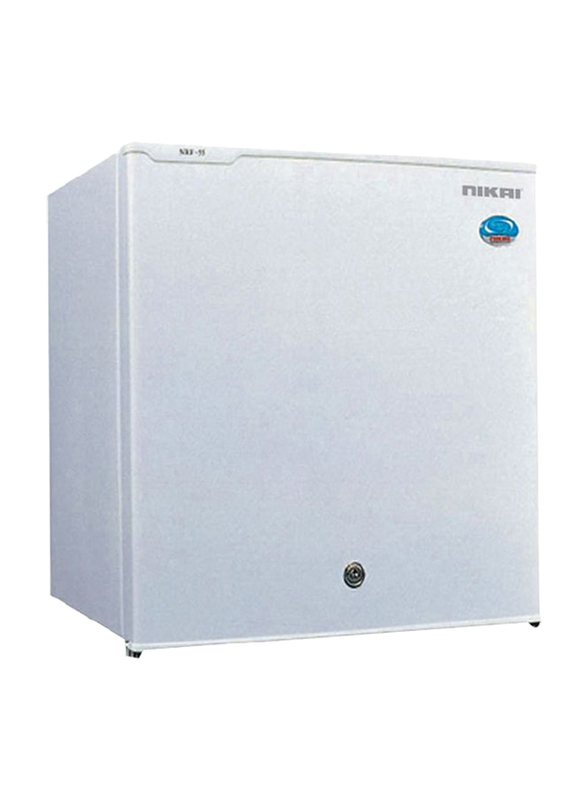 Nikai 65L Mini Single Door Refrigerator, NRF65N6, White