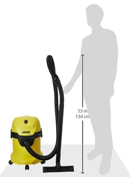 Karcher WD3 Wet & Dry Multi-Purpose Vacuum Cleaner, 17L, 1000W, Yellow/Black