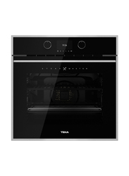 Teka 63L Stainless Steel Built-In Electric Oven, 3518W, STEAKMASTER, Black